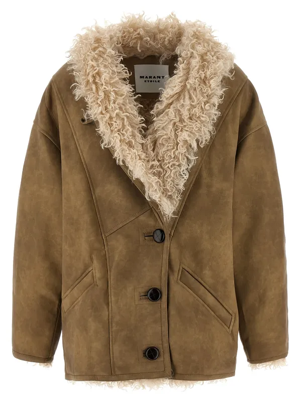 Clea Puffer Jackets Beige - Isabel Marant ÉToile