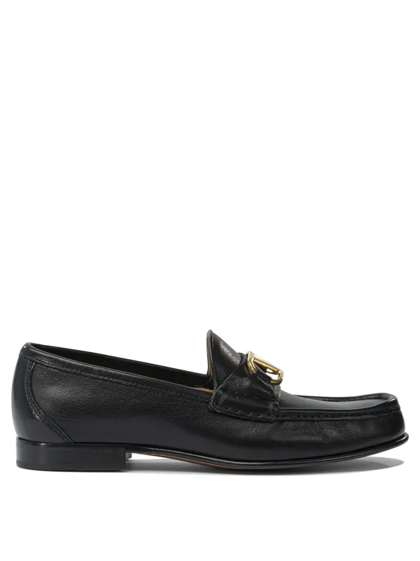 Vlogo Signature Loafers & Slippers Black - Valentino Garavani