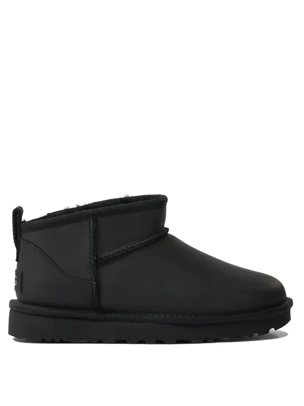 Classic Ultra Mini Boots And Ankle Boots Black - UGG