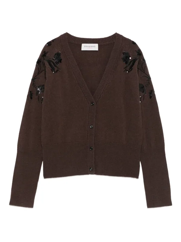 V-Necked Cardigan