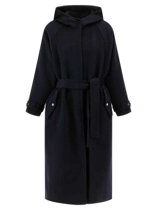 Cartoccio Coats And Trench Coats Blue - Pinko