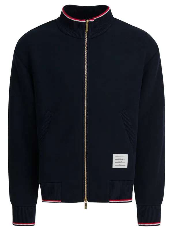 Zipper Sweatshirt Sweatshirts Blue - Thom Browne
