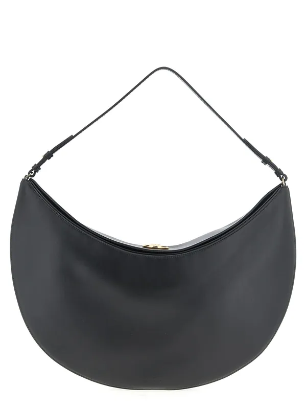 Le Sac Ovalo Shoulder Bags Black - Jacquemus