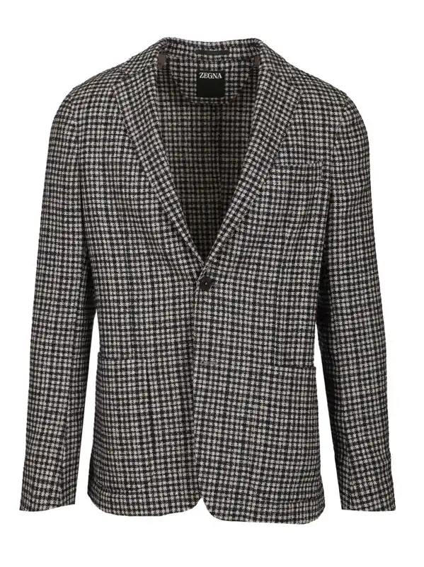 Wool And Mulberry Silk Blazer Jackets Multicolor - Zegna