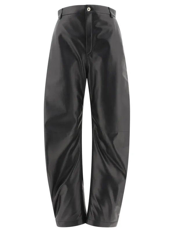 Balloon In Nappa Lambskin Trousers Black - Loewe