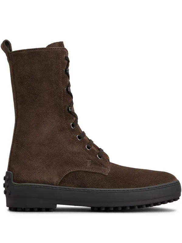 Gommino Suede Leather Boots - Tod's