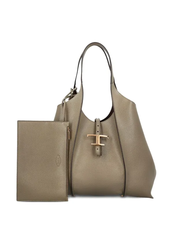 Medium Leather Tote Bag - Tod's