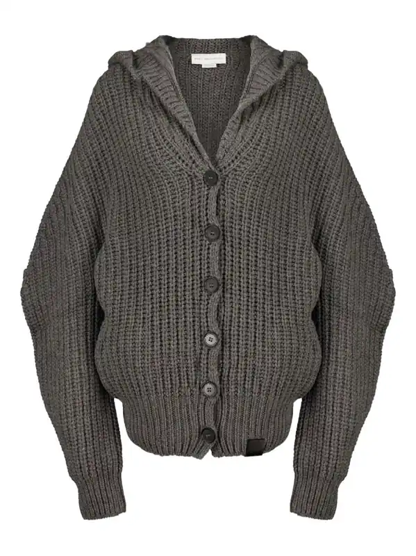 Wool Hooded Cardigan - Stella McCartney