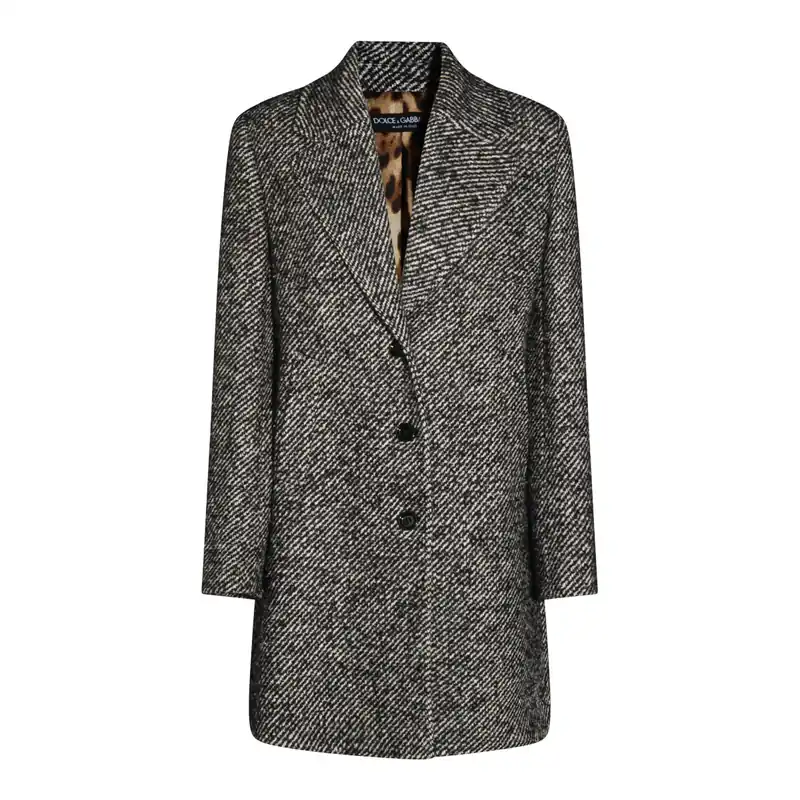 Coats Grey - Dolce & Gabbana