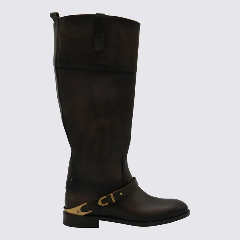Boots Dark Brown/Beige - Golden Goose