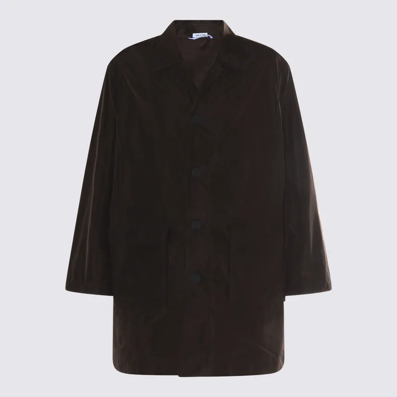 Coats Dark Grey - Thom Browne