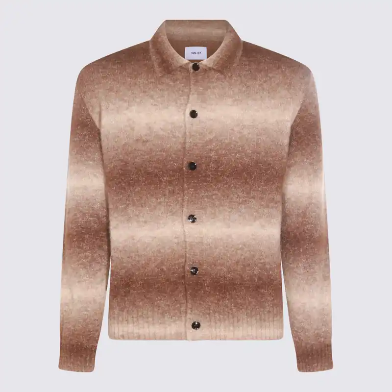 Sweaters Camel Stripe - Nn.07