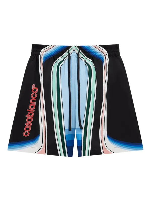Graphic Mountain Shorts - Casablanca