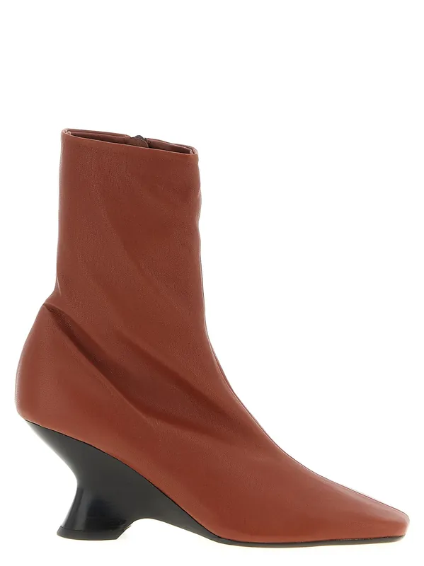 W.L. Boots And Ankle Boots Brown - Dries Van Noten