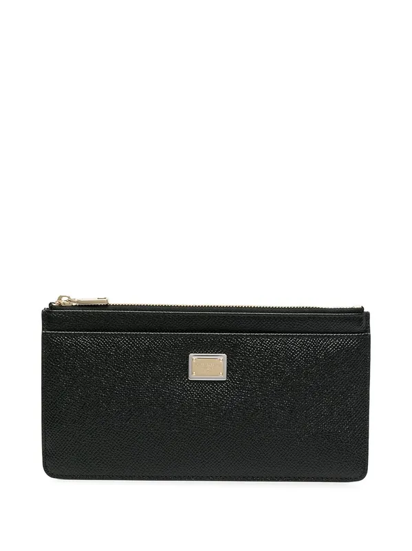 Leather Zipped Card Case - Dolce & Gabbana