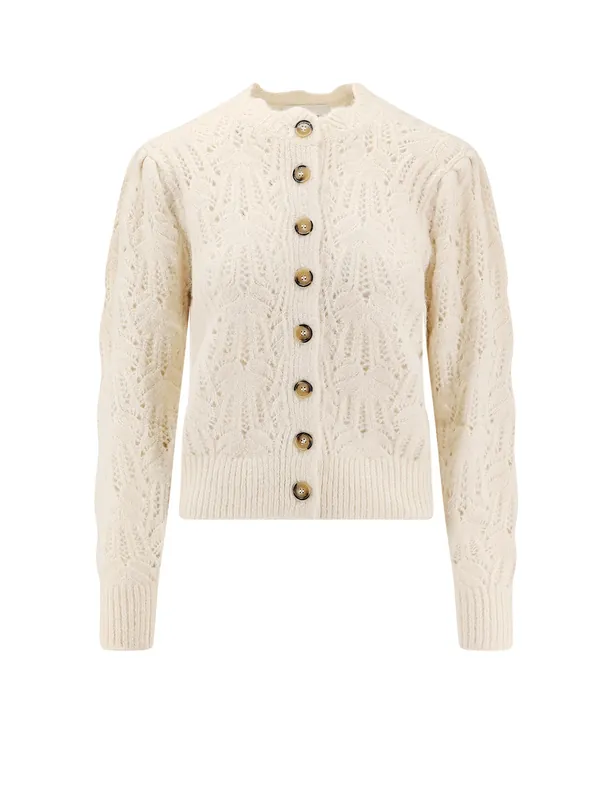 Maxine Perforated Alpaca Blend Cardigan - Isabel Marant ÉToile