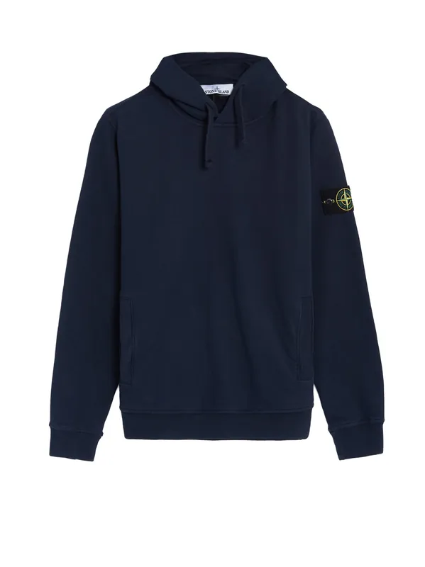 Organic Cotton Hooded Sweatshirt - Stone Island