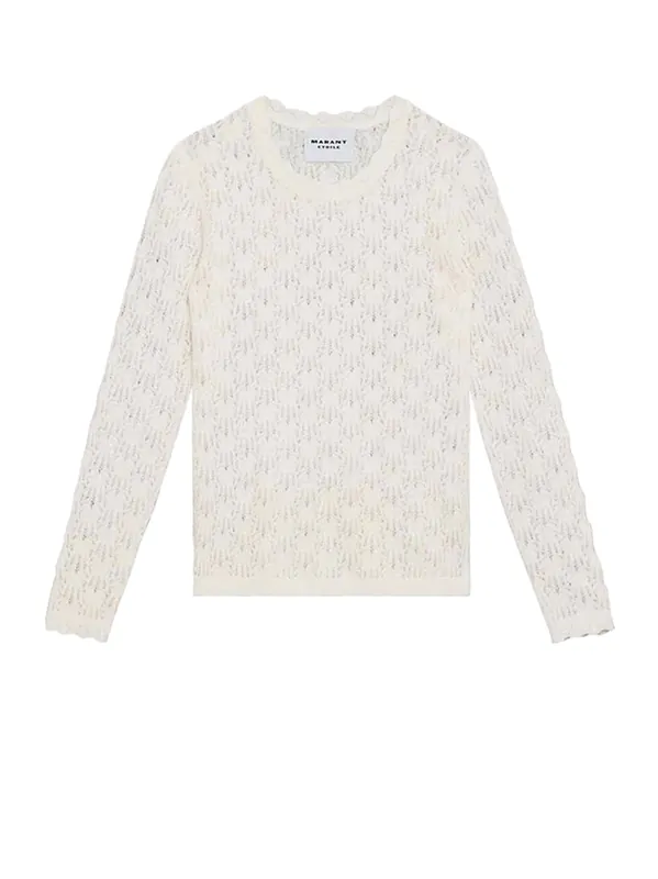 Obeline Perforated Alpaca Blend Sweater - Isabel Marant ÉToile