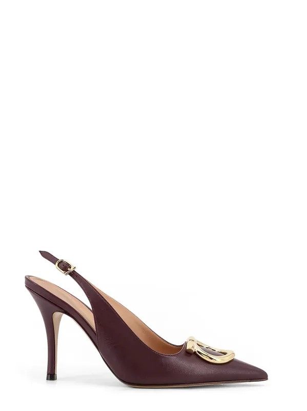 Sara 95 Leather Slingback Pumps - Ferragamo