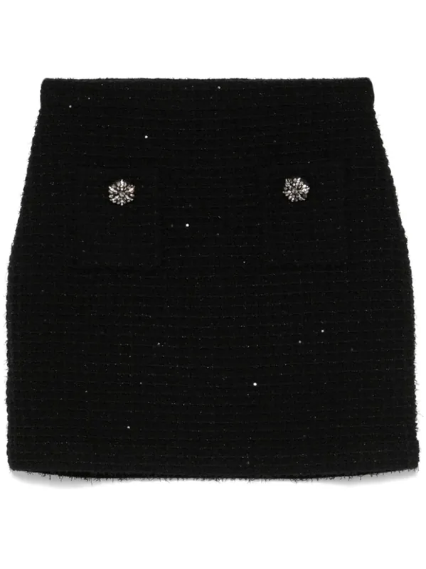 Tweed Mini Skirt - Self-Portrait