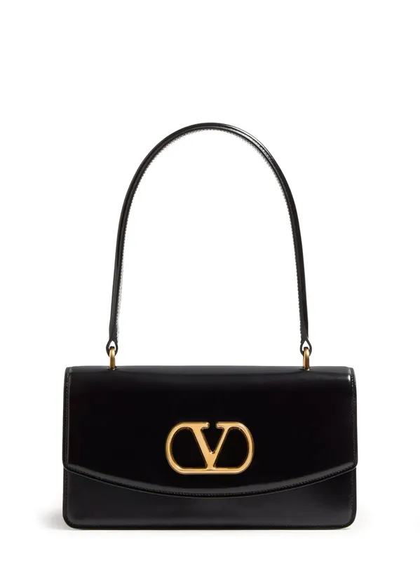 Vlogo Leather Shoulder Bag - Valentino Garavani