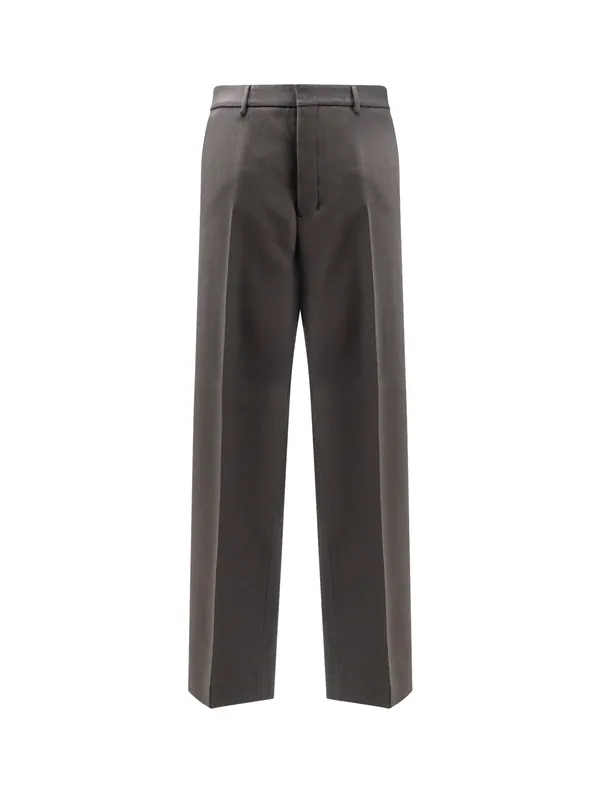 Virgin Wool Trousers - Ami Paris