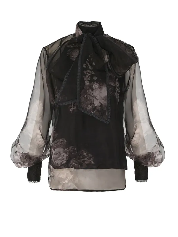 Hypnotic Pussybow Blouse Silk Shirt - Zimmermann