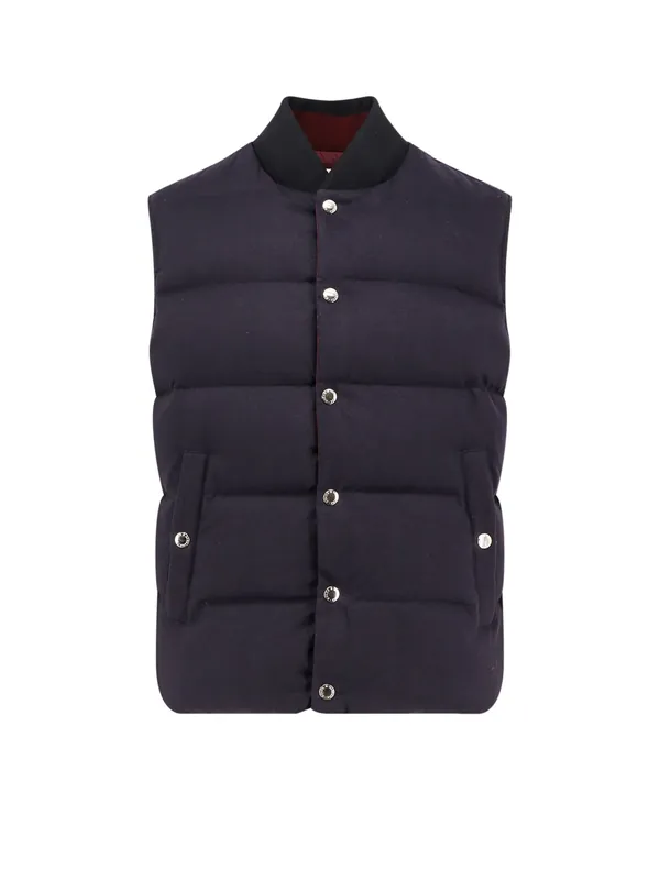 Cotton And Viscose Reversible Sleeveless Jacket - Dolce & Gabbana