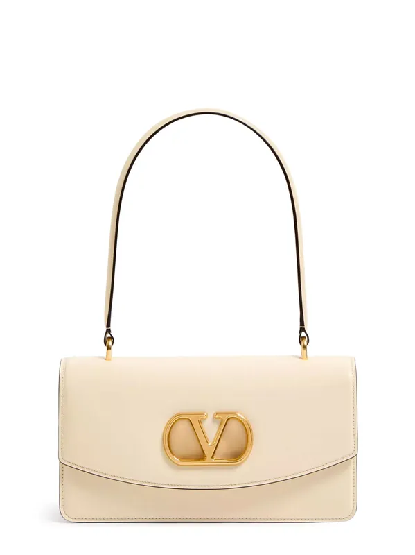 Leather Vlogo Shoulder Bag - Valentino Garavani