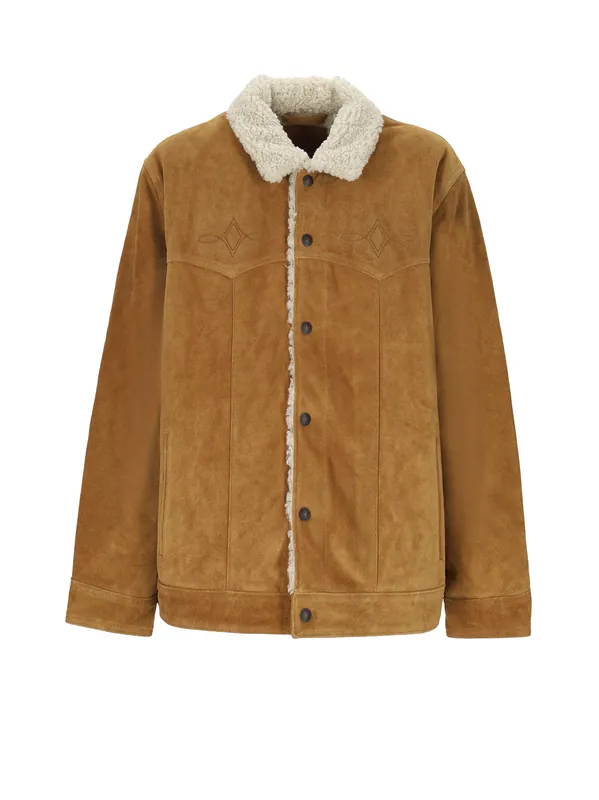 Suede Jacket With Faux Fur Lining - Levi's