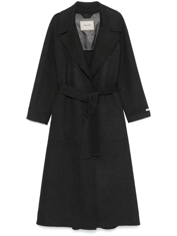 Paola Wool Belted Coat - Palto