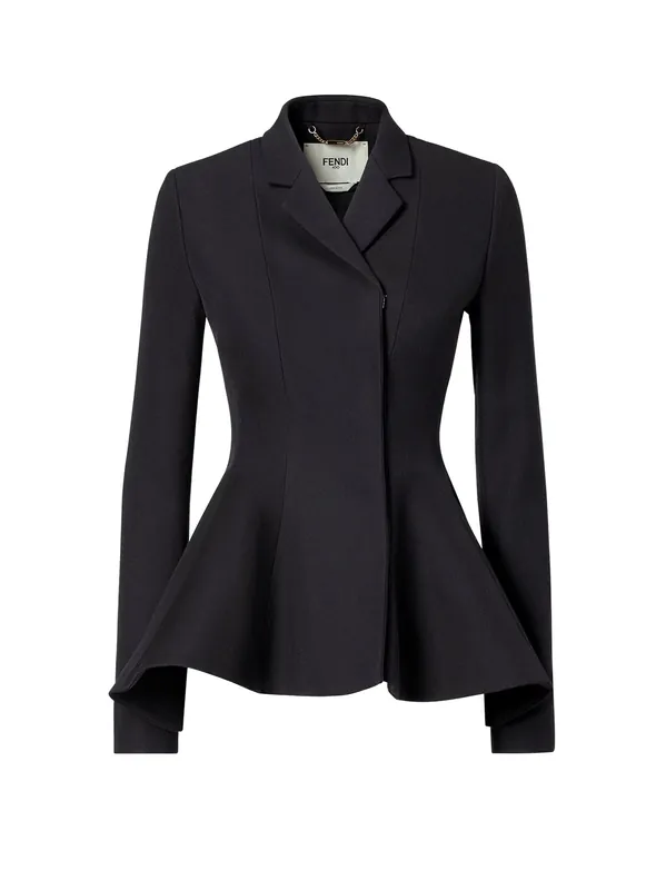 Grain De Poudre Wool Blazer - Fendi