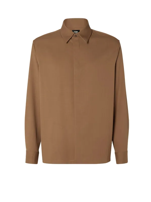 Wool Gabardine Shirt - Fendi