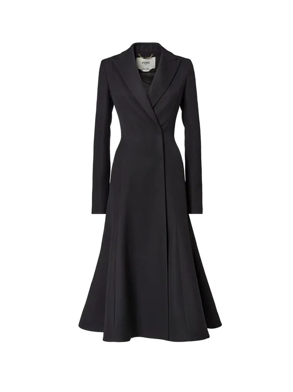 Grain De Poudre Overcoat - Fendi