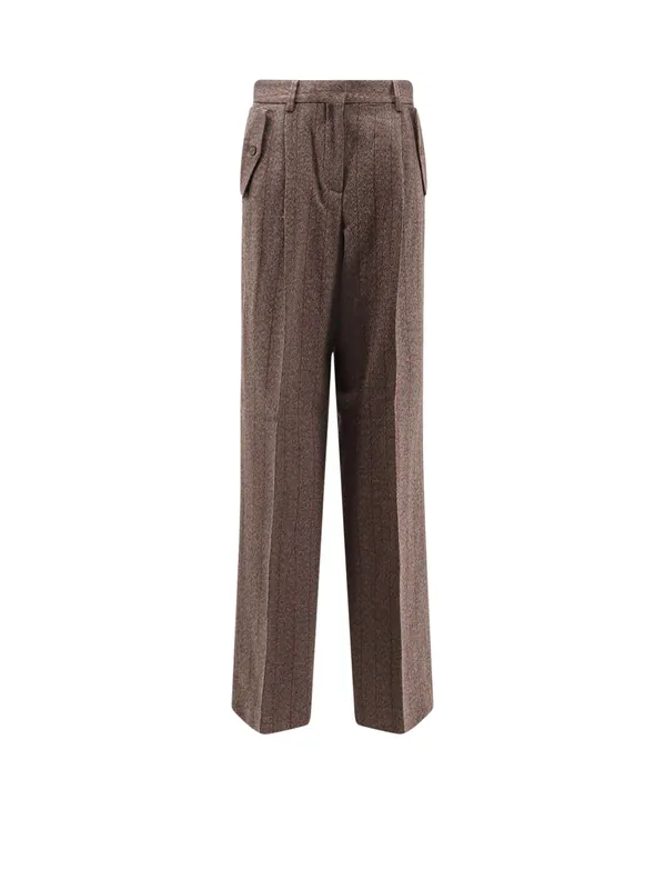 Naomi Virgin Wool Trousers - Golden Goose