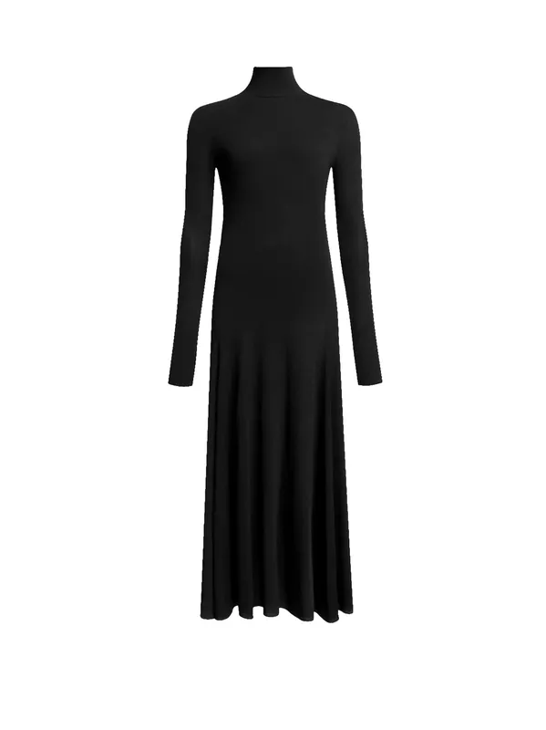 Viscose Long Heart Dress - Alaïa
