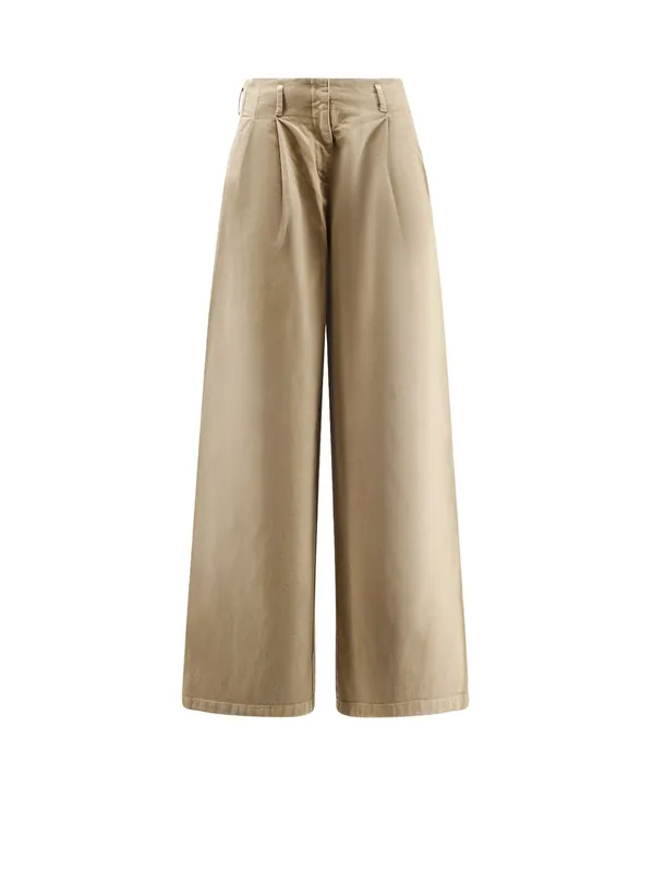 Flavia Cotton Blend Trousers - Golden Goose