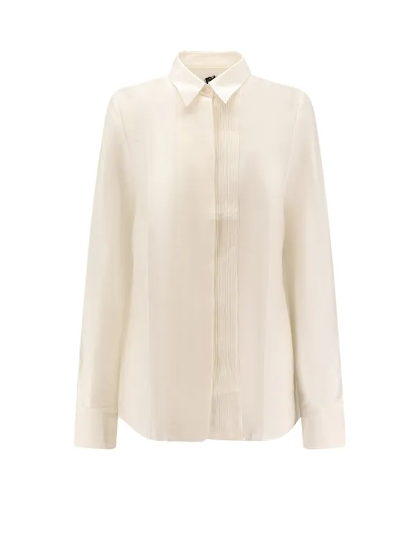 Bisina Wednesday Lyocell, Silk And Wool Shirt - Boss