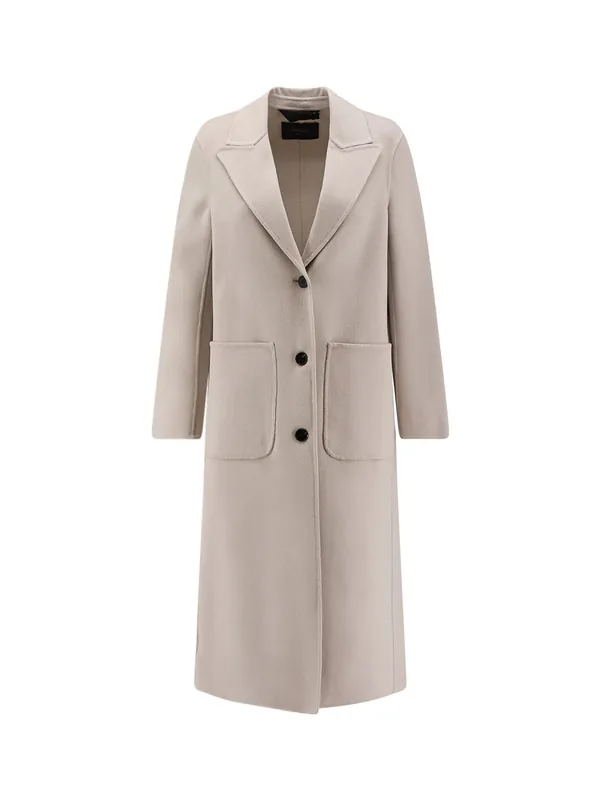 Elsa Db Wool Coat - Palto
