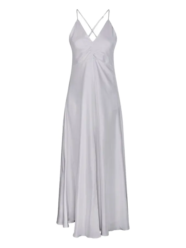 Long Silk Slip Dress - Forte_Forte