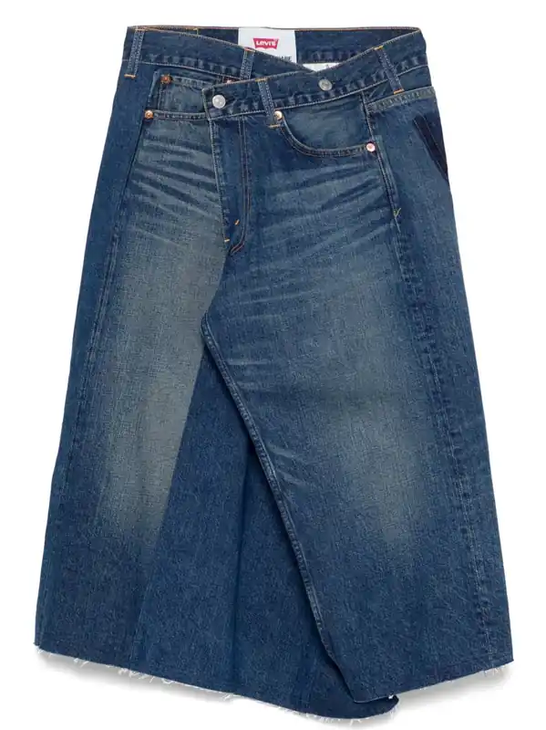 Denim Asymmetric Skirt - Junya Watanabe