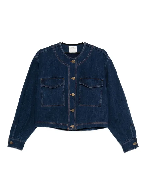 Denim Cotton Overshirt - Forte_Forte