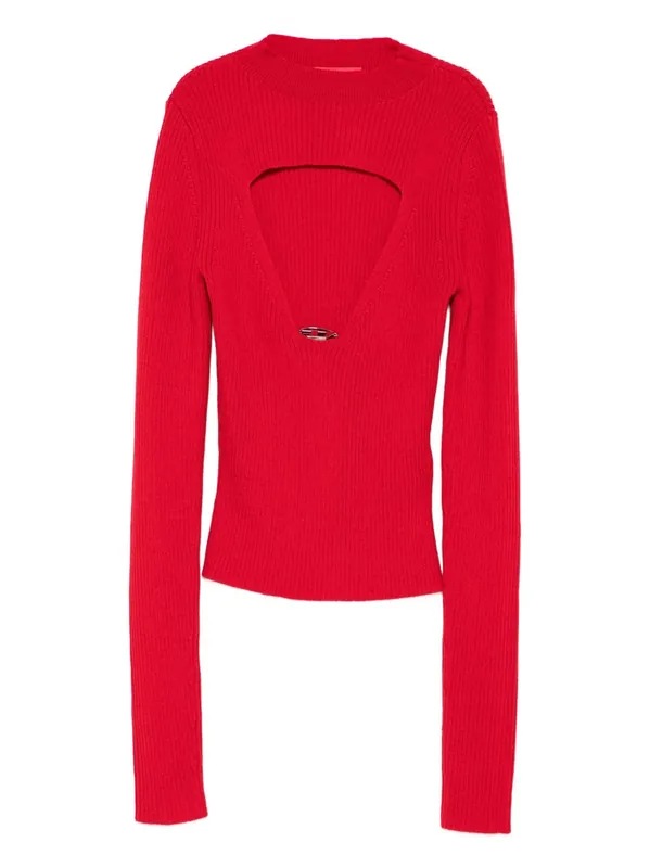 Wool Cut-Out Sweater