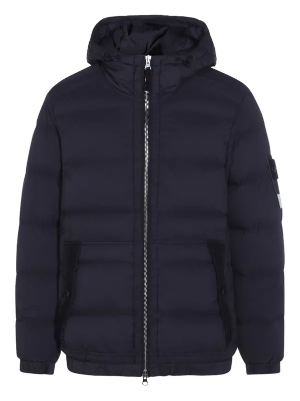 Short Hooded Down Jacket - Stone Island