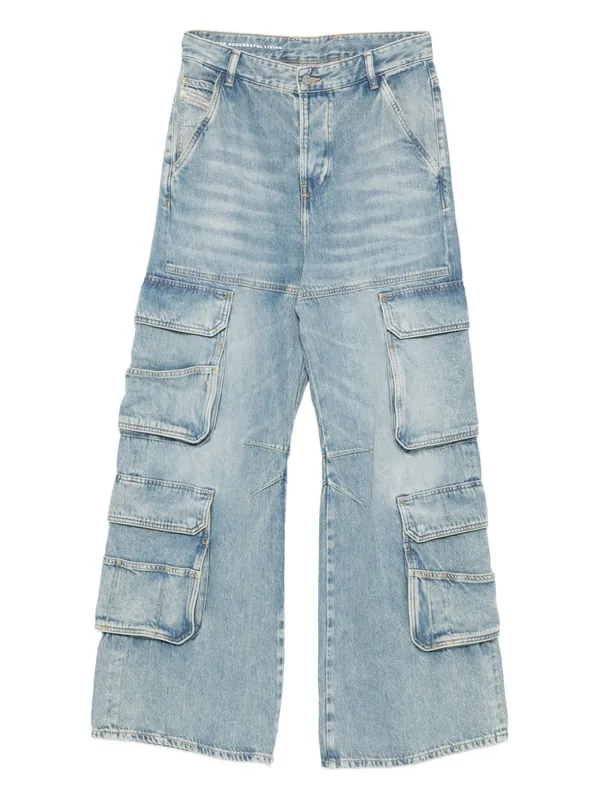 Cargo Denim Jeans - Diesel
