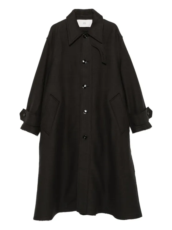 Wool Coat - Ami Paris
