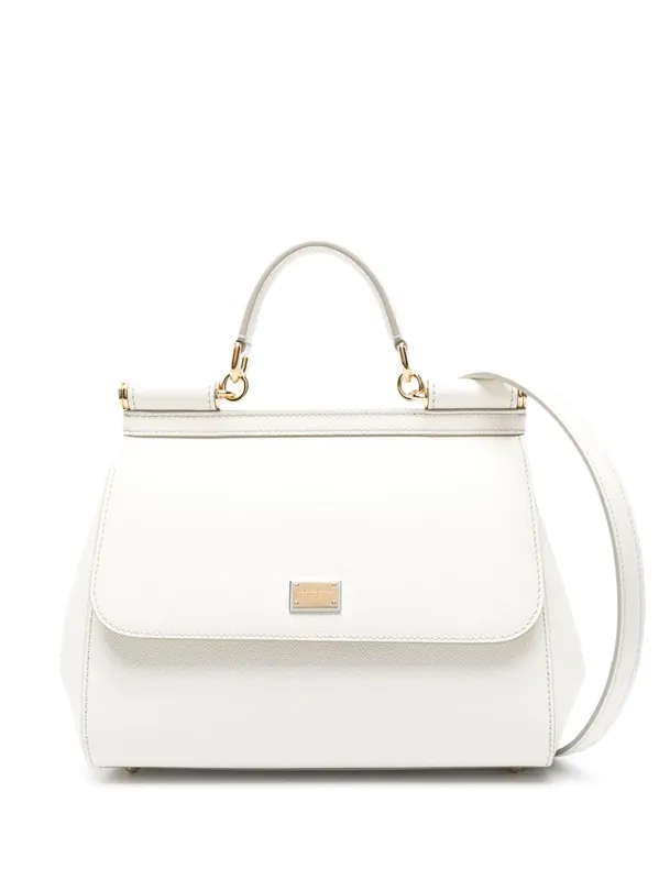 Sicily Large Leather Handbag - Dolce & Gabbana