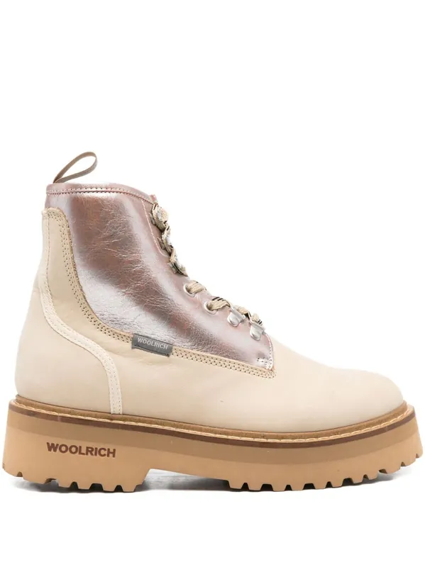 Leather Lace Up Boots - Woolrich