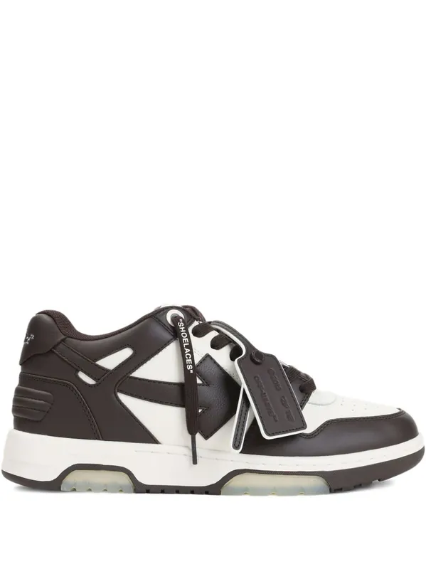 Out Of Office Leather Sneakers - Off-White