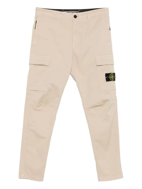 Cotton Cargo Trousers - Stone Island